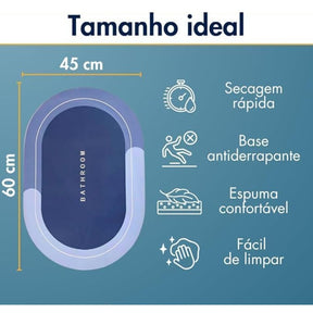 Tapete House Home™ Para banheiro antiderrapante premium - PAGUE 1 LEVE 2